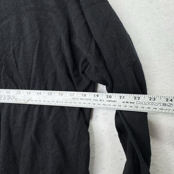 Trina Turk Wool‎ & Cashmere Blend Black Pullover Sweater Womens XL Cutout Soft - Picture 6 of 12